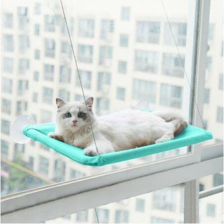 Bonitas camas colgantes para mascotas con soporte para asiento de ventana soleada para gatos de 20kg, hamaca para gatos, cómoda cama para gatos, estante para cama, camas, triangulación de envíos von LvSenLin