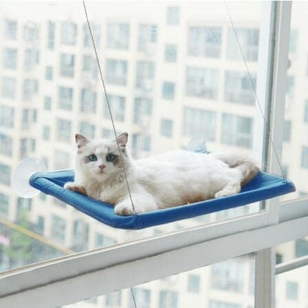 Bonitas camas colgantes para mascotas con soporte para asiento de ventana soleada para gatos de 20kg, hamaca para gatos, cómoda cama para gatos, estante para cama, camas, triangulación de envíos von LvSenLin