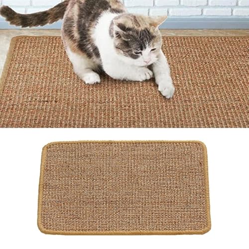 LvSenLin 1PC Cat Scratch Mat Natural Sisal Climbing Tree Chair Table Mat Cats Scratcher Kitten Pad Pet Play Toys Supplies von LvSenLin