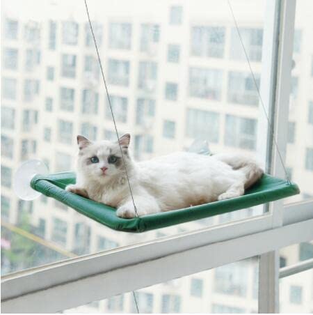 LvSenLin Bonita hamaca para Gatos, Camas colgantes para Gatos, hamaca cómoda para Ventana de gato, cama Con Manta, asiento Suave desmontable, Camas Con rodamiento de 20kg von LvSenLin