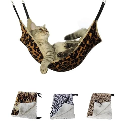 LvSenLin Hamaca colgante SUPREPET para Gatos, suministros para mascotas, saco de dormir para Gatos, jaula para Gatos, transpirable, de Doble cara disponible, alfombrilla cálida para cama de Gatos von LvSenLin