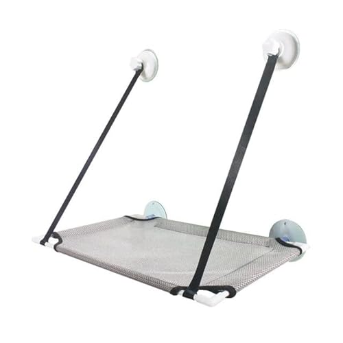 LvSenLin Hamaca para Gatos, asiento de descanso para Gatos, estantes para hamacas, Perilla resistente y resistente, ventosas, percha para Ventana de gato para Gatos Grandes de Interior von LvSenLin