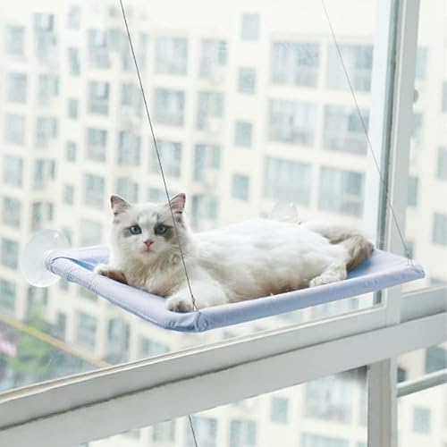 LvSenLin Lindas Camas colgantes para Gatos, cómoda Ventana soleada, asiento de montaje Con rodamiento de 20kg, hamaca Fuerte para Gatos, estante para cama de gato, hamaca para Gatos von LvSenLin