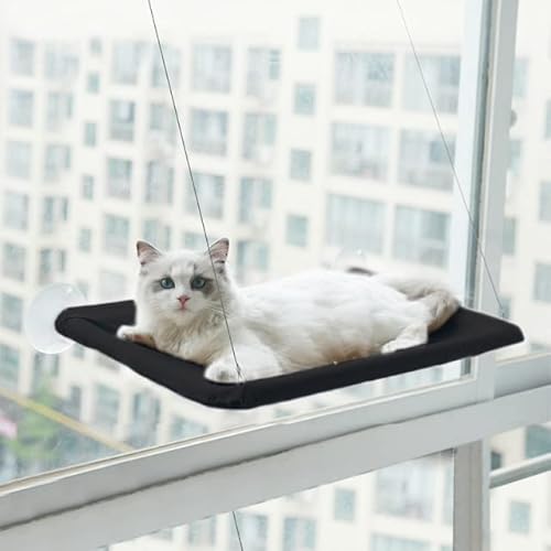 LvSenLin Lindas Camas colgantes para Gatos, cómoda Ventana soleada, asiento de montaje Con rodamiento de 20kg, hamaca Fuerte para Gatos, estante para cama de gato, hamaca para Gatos von LvSenLin