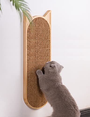 LvSenLin Wall Mounted Cat Scratching Post for Adult Cat Kittens,Sisal Cat Scratching Pad,Scratcher for Kitty Toy von LvSenLin