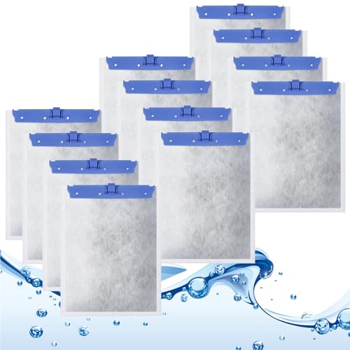 Lxiyu Aquarium Filterkartusche Kompatibel mit Tetra Whisper Bio-Bag Power Filters, Ersatz Filterkartuschen für Tetra ReptoFilter Kartuschen Aquarien (12 Packungen, Groß) von Lxiyu