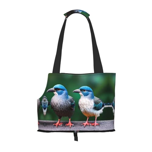 Lxqlss Two Birds Stilvolle und tragbare Haustier-Crossbody-Tasche – Haustier-Tragetasche für kleine Hunde – Haustier-Tragetasche, Crossbody-Tasche für Haustiere von Lxqlss