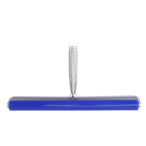 Lybunair Blaue Wiederverwendbare Fusselentfernungsrolle, klebrige Rolle mit niedriger Viskosität, manuelles Reinigungswerkzeug aus Silikon für Haare, Bildschirm, Staub (10 Inch) von Lybunair