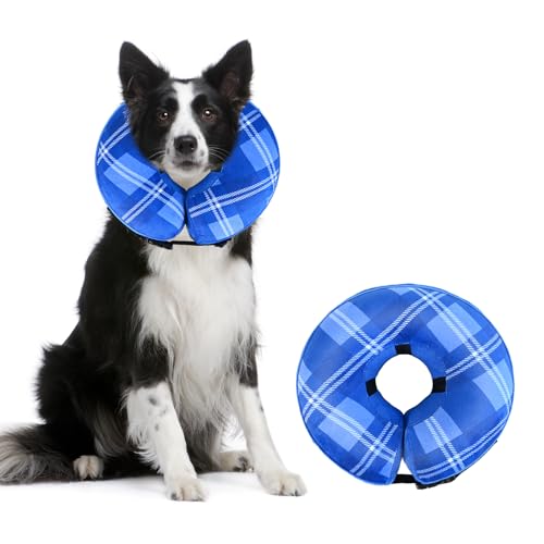 Lyneun Aufblasbare Halskrause für Hunde Katzen, Einstellbar Halskrause Hund, Weich Hundekragen Leckschutz, Leckschutz Hund für Hund und Katze Lyneun Aufblasbare Halskrause für Hunde Katzen, Einstellbar Halskrause Hund, Weich Hundekragen Leckschutz, Leckschutz Hund für Hund und Katze von Lyneun