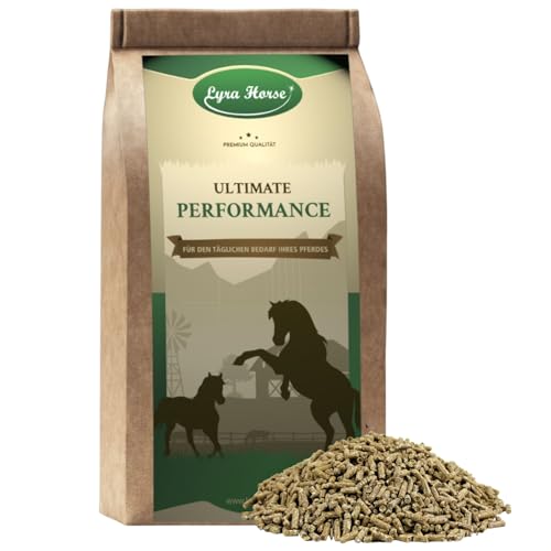 Lyra Horse® | 10 kg Multivital Mineralfutter Klassik Pferdefutter | Pellets aus Leinkuchen & Weizengrieß | Ausgewogene Nährstoffquelle | Hochwertiges Futter für Pferde | Reich an Kalzium & Proteinen von Lyra Pet