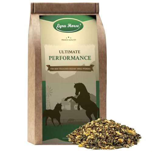 Lyra Horse® | 20 kg Klassik Müsli Pferdefutter | Vollkorngetreide & Saaten | Ausgewogene Energiequelle | Unterstützt die Verdauung | Hochwertiges Futter für Pferde | Reich an Vitaminen & Mineralien von Lyra Pet