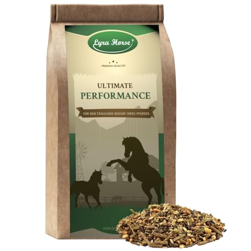 Lyra Horse® | 20 kg Kräuter Müsli Pferdefutter | Vollkorngetreide & Kräuter | Ausgewogene Energiequelle | Unterstützt die Verdauung | Hochwertiges Futter für Pferde | Reich an Vitaminen & Mineralien von Lyra Pet