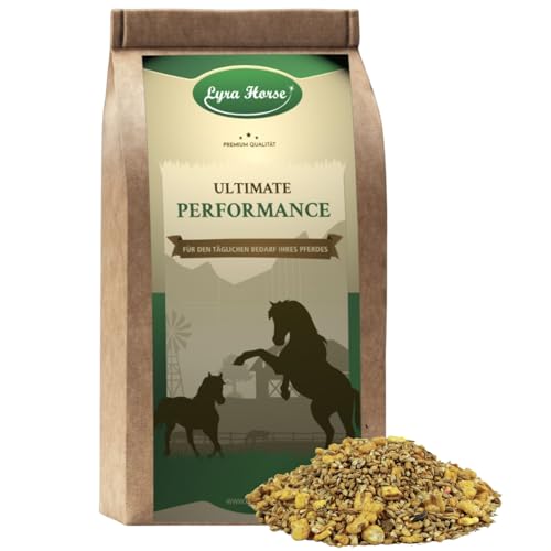 Lyra Horse® | 20 kg Senior Müsli Pferdefutter | Getreide & Saaten | Ausgewogene Energiequelle | Unterstützt die Verdauung | Hochwertiges Futter für ältere Pferde | Reich an Vitaminen & Mineralien von Lyra Pet