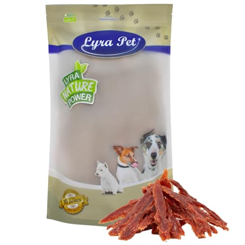 Lyra Pet® 1 kg Entenbrust Kausnack Hundefutter fettarm schonend getrocknet Hund Kauartikel Kauspaß von Lyra Pet