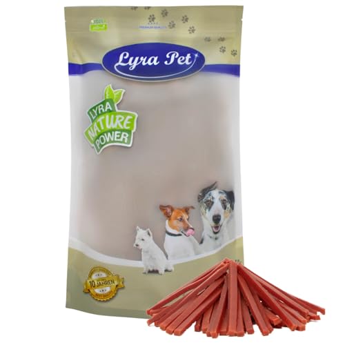 Lyra Pet® 1 kg Entenbruststreifen | Kausnack von der Ente | Leckerli auch für Welpen und ältere Hunde | Idealer Belohnungs- und Trainingssnack | Gut verträglich | Wiederverschließbar von Lyra Pet