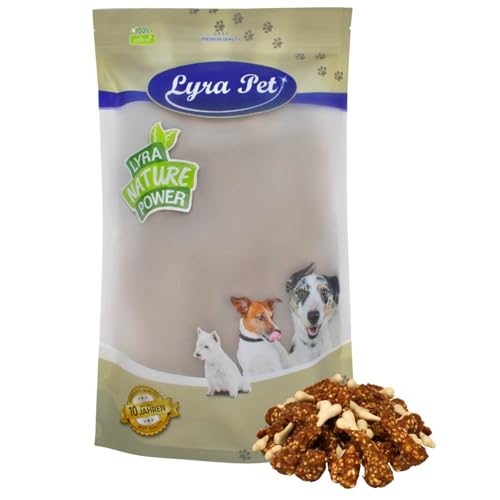 Lyra Pet® 1 kg Hühnchenschenkel | Kausnack vom Huhn | Idealer Belohnungs- und Trainingssnack | Leckerli für Hunde | Fettarmes Hundefutter | Kauartikel im wiederverschließbaren Beutel von Lyra Pet