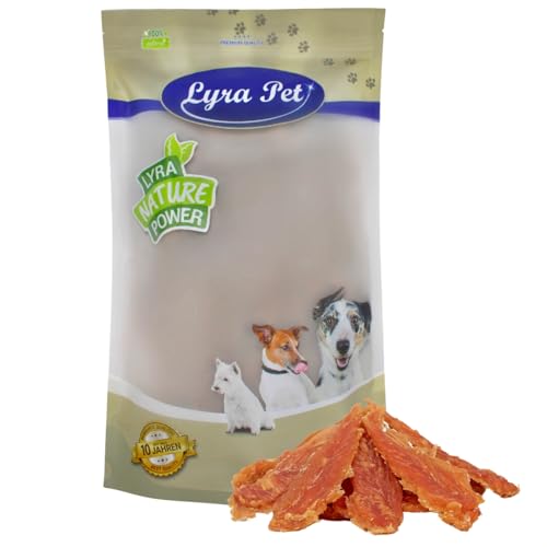 Lyra Pet® 1 kg Hühnerbrust Soft | Kausnack vom Huhn | Leckerli für alle Hunde | Proteinreicher Kaugenuss | Idealer Belohnungs- und Trainingssnack | Hundefutter im wiederverschließbaren Beutel von Lyra Pet