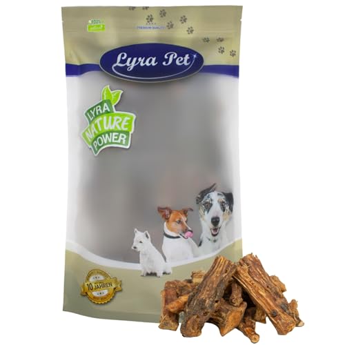 Lyra Pet® 1 kg Ochsenschwanz 1-7 cm | Naturbelassener Kausnack zahnpflegend | Proteinhaltiges Leckerli für alle Hunde | Gut verträglicher nährstoffreicher Kauartikel | Schonend getrocknet von Lyra Pet