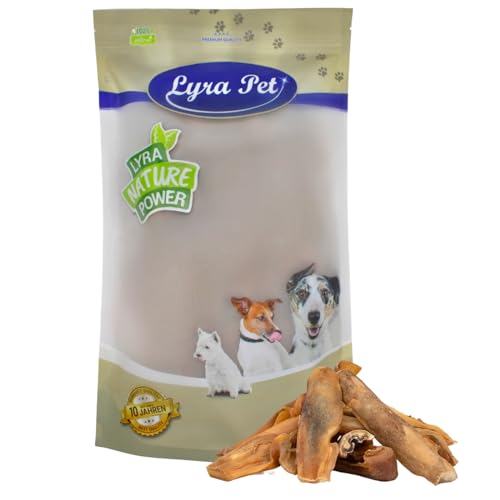 Lyra Pet® 1 kg Rinderkopfhaut | Naturbelassener Kausnack zahnreinigend | Proteinreiches Leckerli für Hunde | Langanhaltender Kauspaß | Fettarm & leicht verdauliches Hundefutter von Lyra Pet