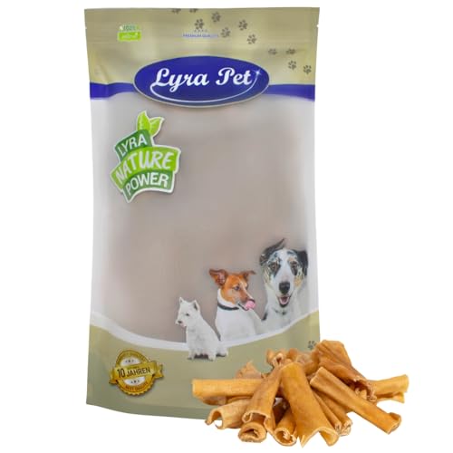 Lyra Pet® 1 kg Rinderkopfhaut Abschnitte 1-7 cm | Naturbelassener Kausnack zahnreinigend | Proteinreiches Leckerli für Hunde | Langanhaltender Kauspaß | Fettarm & leicht verdauliches Hundefutter von Lyra Pet