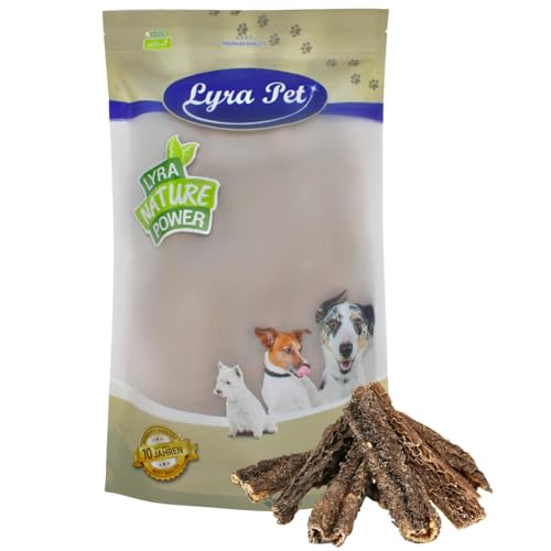Lyra Pet® 1 kg Rinderpansen 12-15 cm Hundefutter Kauartikel Kausnack Rind Hund Lyra Pet® von Lyra Pet