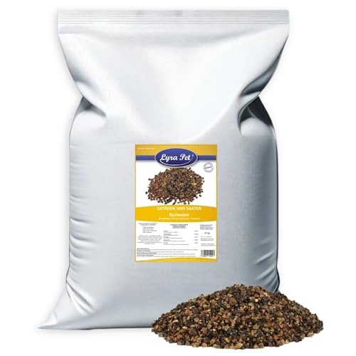 Lyra Pet® 10 kg Buchweizen | Reich an Proteinen, Kohlenhydraten & Ballaststoffen | Ergänzungsfutter für Wildvögel & Kleinnager | Nährstoffreiches, ganzjähriges Vogelfutter | Ideal für Streufutter von Lyra Pet