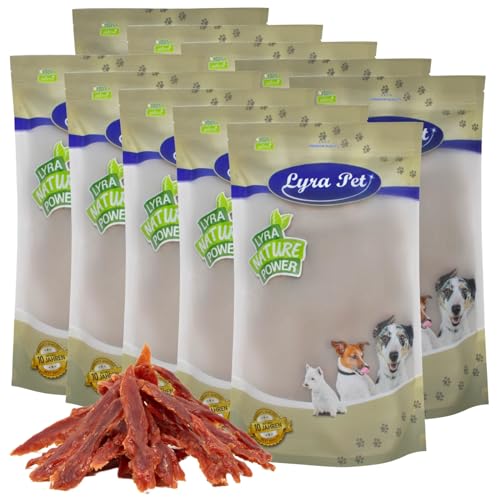 Lyra Pet® 10 kg Entenbrust Kausnack Hundefutter fettarm schonend getrocknet Hund Kauartikel Kauspaß von Lyra Pet