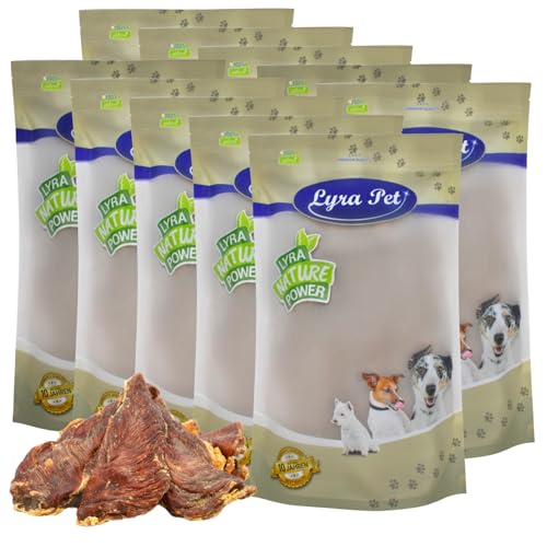 Lyra Pet® 10 kg Hühnerbrustfilet 10000 g getrocknet Hundefutter fettarm Hühnchenfleisch von Lyra Pet