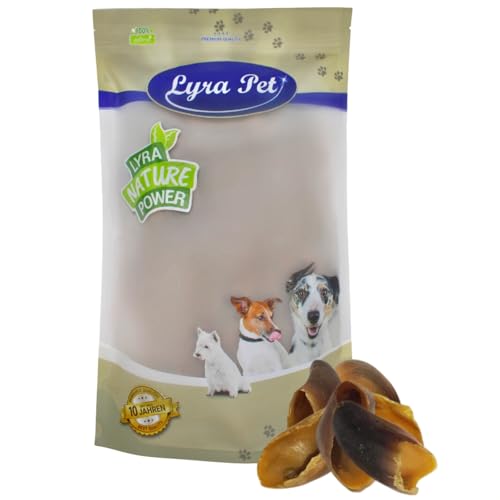 Lyra Pet® 15 STK. Rinderhufe je ca. 80 g | Naturbelassener Kausnack | Ideal für die Zahnpflege | Leckerli für Hunde | Gut verdaulicher Kauartikel | Proteinhaltiges fettarmes Hundefutter von Lyra Pet