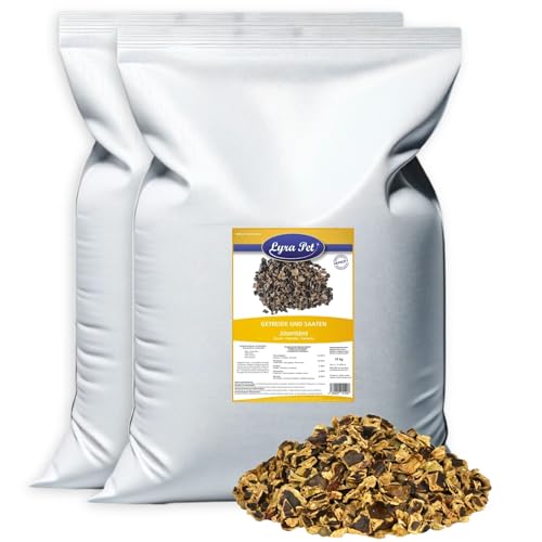 Lyra Pet® 20 kg Johannisbrot | Reich an Ballaststoffen, Vitaminen & Proteinen | Ergänzungsfutter für Wildvögel & Kleinnager | Nährstoffreiches, ganzjähriges Vogelfutter | Ideal für Streufutter von Lyra Pet