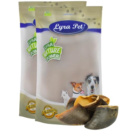 Lyra Pet® 30 STK. Rinderhufe je ca. 80 g | Naturbelassener Kausnack | Ideal für die Zahnpflege | Leckerli für Hunde | Gut verdaulicher Kauartikel | Proteinhaltiges fettarmes Hundefutter von Lyra Pet