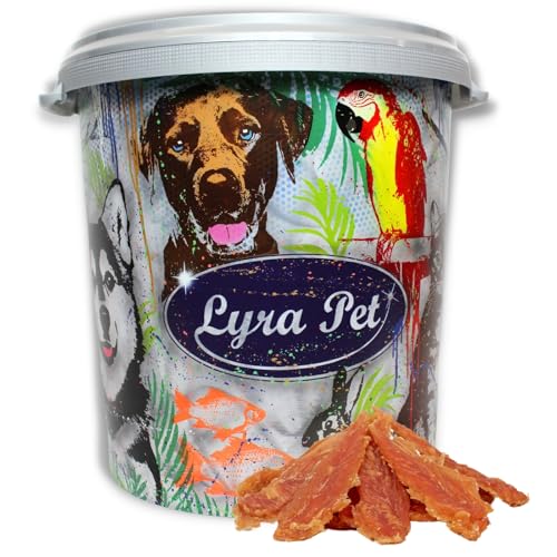 Lyra Pet® | 5 kg Hühnerbrust Soft in 30 L Tonne | Kausnack vom Huhn | Leckerli für alle Hunde | Proteinreicher Kaugenuss | Idealer Belohnungs- und Trainingssnack | Im wiederverschließbaren Beutel von Lyra Pet