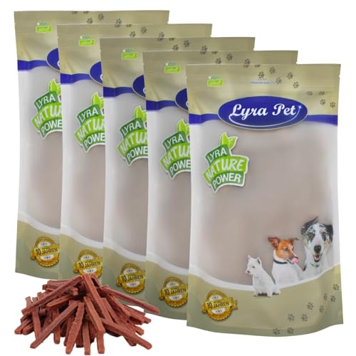 Lyra Pet® 5 kg Lammdörrfleisch Hundefutter Snack fettarm schonend getrocknet getrocknet Leckerli Kausnack Kauartikel für Hunde Kauspaß von Lyra Pet