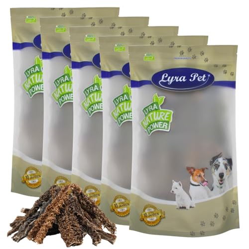 Lyra Pet® 5 kg Lammpansen | Naturbelassener Kausnack vom Lamm | Proteinhaltiges Leckerli auch für Welpen und ältere Hunde | Nährstoffreich | Schonend getrocknet | Gut verträglich von Lyra Pet