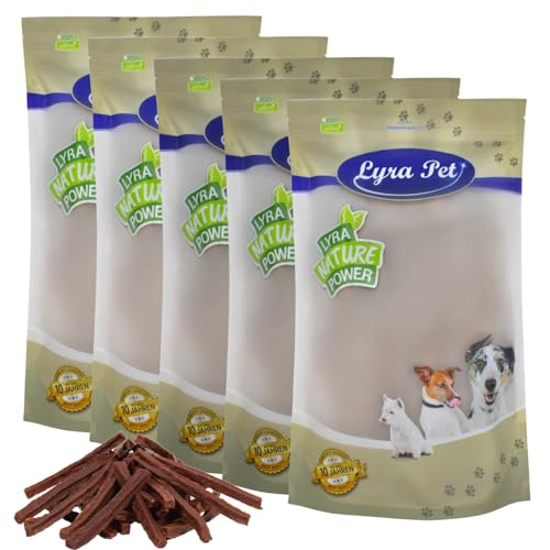 Lyra Pet® 5 kg Pferdedörrfleisch | Kausnack vom Pferd | Leckerli auch für Welpen und ältere Hunde | Idealer Belohnungs- und Trainingssnack | Gut verträglich | Wiederverschließbar von Lyra Pet