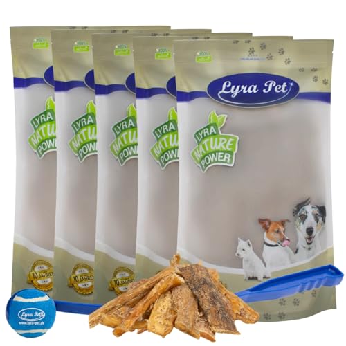 Lyra Pet® 5 kg Rindernackensehnen Nackensehnen Streifen Kausnack + Ballschleuder von Lyra Pet