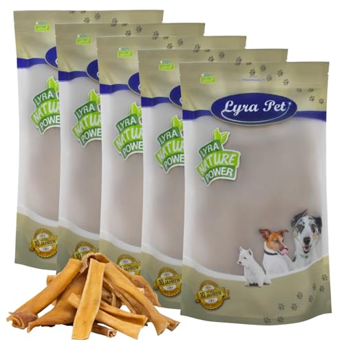 Lyra Pet® 5 kg Rinderkopfhaut hell | Naturbelassener Kausnack zahnreinigend | Proteinreiches Leckerli für Hunde | Langanhaltender Kauspaß | Fettarm & leicht verdauliches Hundefutter von Lyra Pet