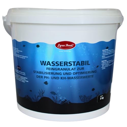 Lyra Pond® 5 kg Wasserstabil im Eimer | Bindet Schadstoffe & Schwermetalle im Teich | Optimiert pH- und KH-Werte | Für EIN Biologisches Gleichgewicht | Unschädlich für die Teichbewohner von Lyra Pet