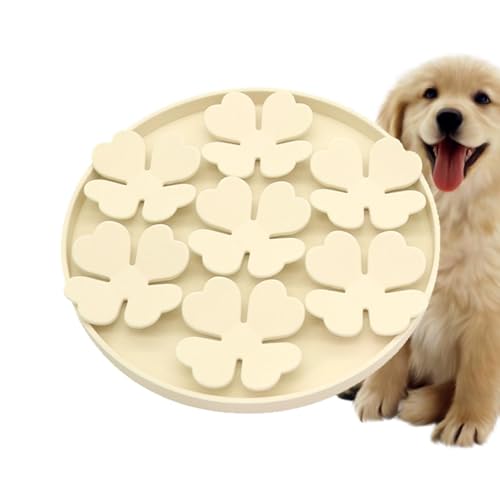 Butter Lick Pad – Langsamer Futterspender für Hunde, Puzzle-Futterspender mit Saugnapf, erhöhtes Blumendesign, ideal für Wasser, Joghurt, Nass- oder Trockenfutter, Langeweile, Hundetraining, von Lyricalist