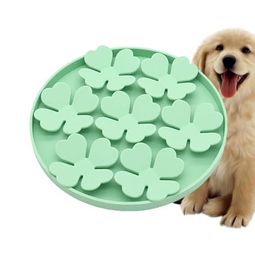 Dog Lick Pad - Butter Slow Feeder, Puzzle Feeder mit Saugnapf | Erhöhtes Blumendesign, ideal für Wasser, Joghurt, Nass- oder Trockenfutter, Langeweile, Haustiertraining, Fellpflege, perfekt für von Lyricalist