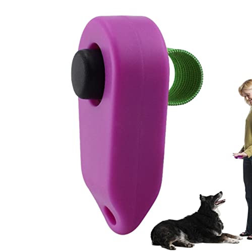 Haustier-Clicker-Trainer, Haustier-Clicker-Trainingsgerät - Katzentrainings-Clicker,Haustier-Trainingsklicker für Hunde, Katzen, Welpen, Vögel, Pferde. Praktisches Design, passende Größe und Klang von Lyricalist