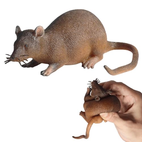 Lyricalist Fake Fake Mice Toy - Stretchy Realistic Mice Toy, Simulated Model for Prank, Realistic Fake for Halloween Joke Prank TPR Figurines von Lyricalist