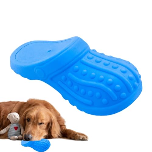 Schuhkauspielzeug für Hunde,Silikon-Apportierspielzeug für mittelgroße Hunde, quietschend - Weiches Hunde-Apportierspielzeug, zahnendes Hundespielzeug, natürliches Welpenspielzeug für Hunde, Welpen, z von Lyricalist