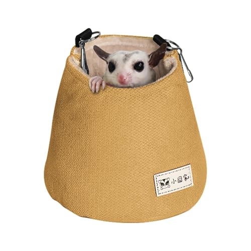 Sugar Glider Schlafsack – Meerschweinchenkorb, warmes Bett, weiches Nestbett, gemütlicher Schlafsack für Kleintiere, Käfigzubehör für Meerschweinchen, Zuckergleiter, Hamster, warm und bequem von Lyricalist