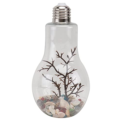 400 ml Mikro-Landschaft ökologische Flasche Fisch Tank Glas Aquarium Kugel Licht dekorative Muschel Stein Baum in Glasflaschen Gläser von M I A