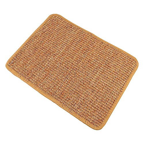 Kratzmatte für Katzen, natürliches Sisal, Sisal, Sisalseil, Teppich für Kätzchen, Sofa, Couch, Schutz, 30 x 40 cm, Khaki (Farbe: Khaki) von M I A