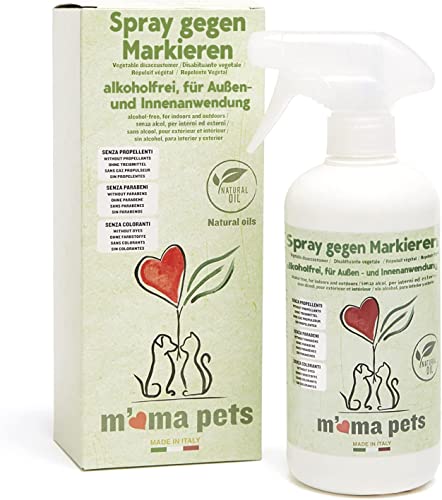 Mama Pets Repellent Pflanzenschutzmittel für Hunde und Katzen, 500ml, Urinspray für drinnen und draußen von M' MA PETS