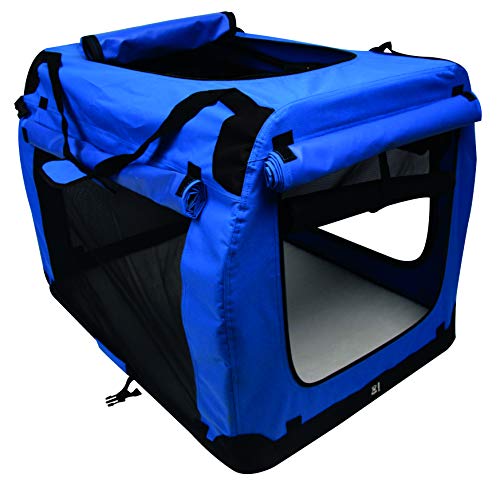 M-PETS Flow Crate 91x63x63cm XXL Blau für Hundegröße 2XL von M-PETS