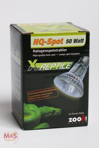 X Reptile Halogen Spot (UVA Basking) Lampe 50 Watt von M&S Reptilien