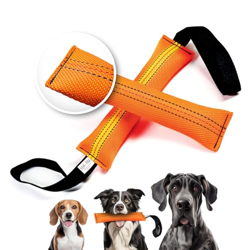 MA-NU Interaktives Spielzeug für Hunde, sehr Robustes Spielzeug für die Ausbildung, zum Üben von Apportieren und Tauziehen entwickelt. Mit einer Schlaufe. (25 cm) von MA-NU